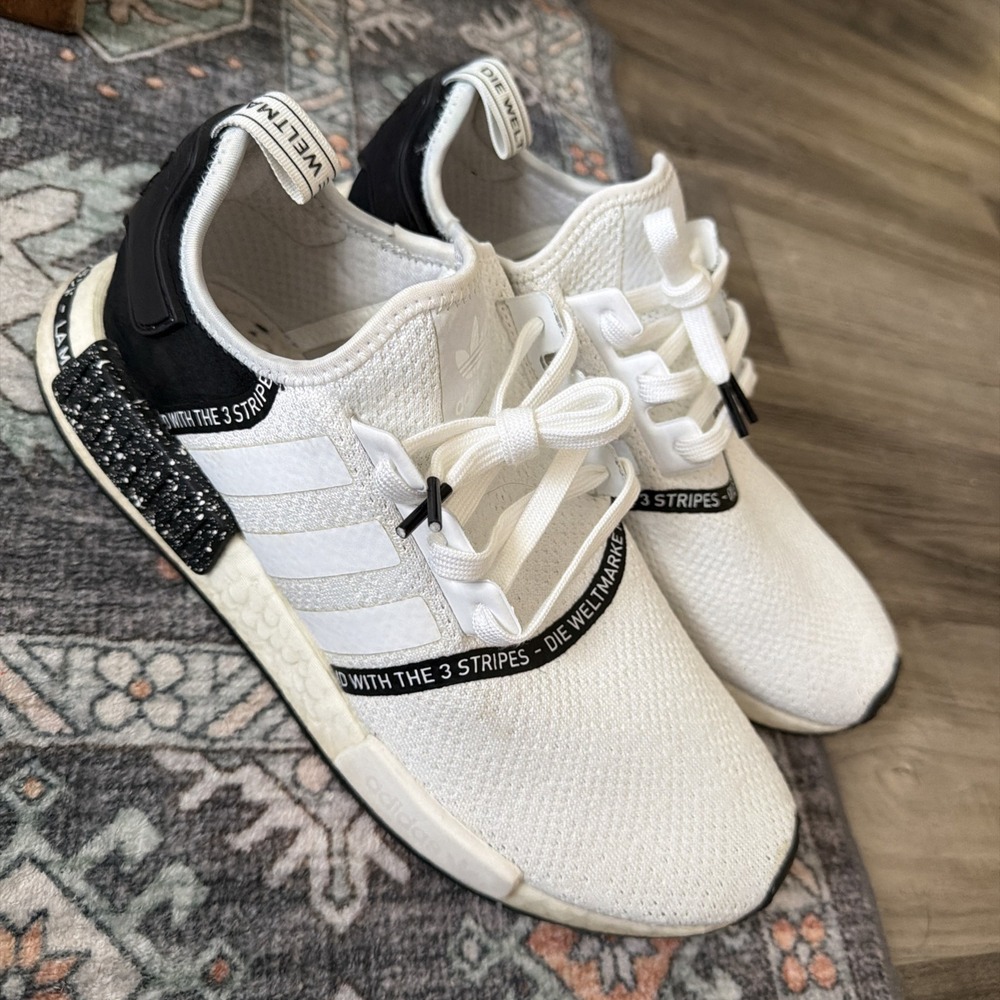 Adidas NMD_R1 'Speckle White'  athletic sneaker shoes men's size 10 EF3326